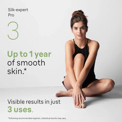 Braun Smart IPL, Silk·expert Pro 3: At Home Alternative to Laser Hair Removal for Women and Men, At-Home Hair Removal System, IPL3020