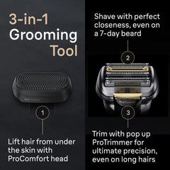 Series 9 PRO+ Electric Shaver with 6-in-1 SmartCare Center, ProComfort Head, 9597cc