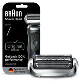 Braun Electric Shaver Head Replacement Part 74s Silver, Compatible with Series 7 Electric Razors for Men