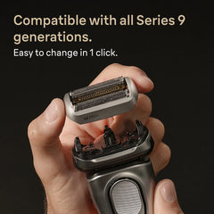 Braun Series 9 Shaver Replacement Head Part 94M, Compatible with All Series 9 Electric Shavers