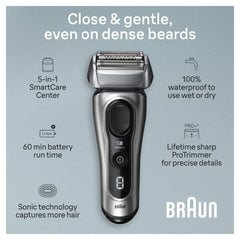 Series 8 Electric Shaver with PowerCase and 5-in-1 SmartCare Center, 8577cc