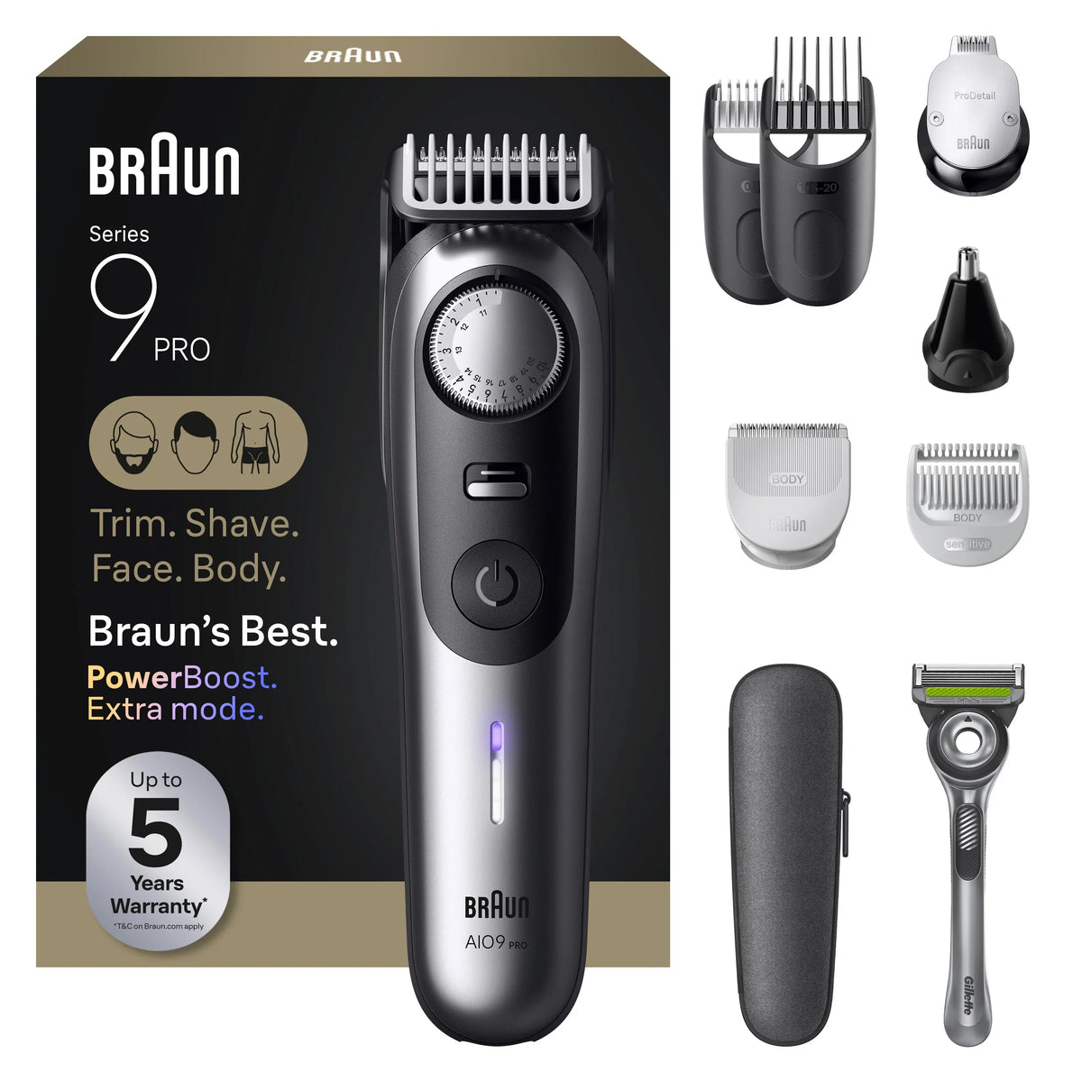 All-in-One Trimmer Series 9 PRO AIO9550, 13-in-1 Kit