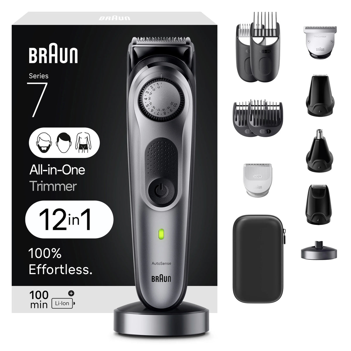 All-in-One Series 7 Trimmer, 12-in-1 Kit, 7440
