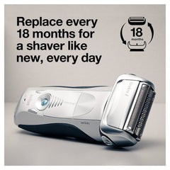 Braun Electric Shaver Head Replacement Part 70s Silver, Compatible with Legacy Series 7 Electric Razors for Men